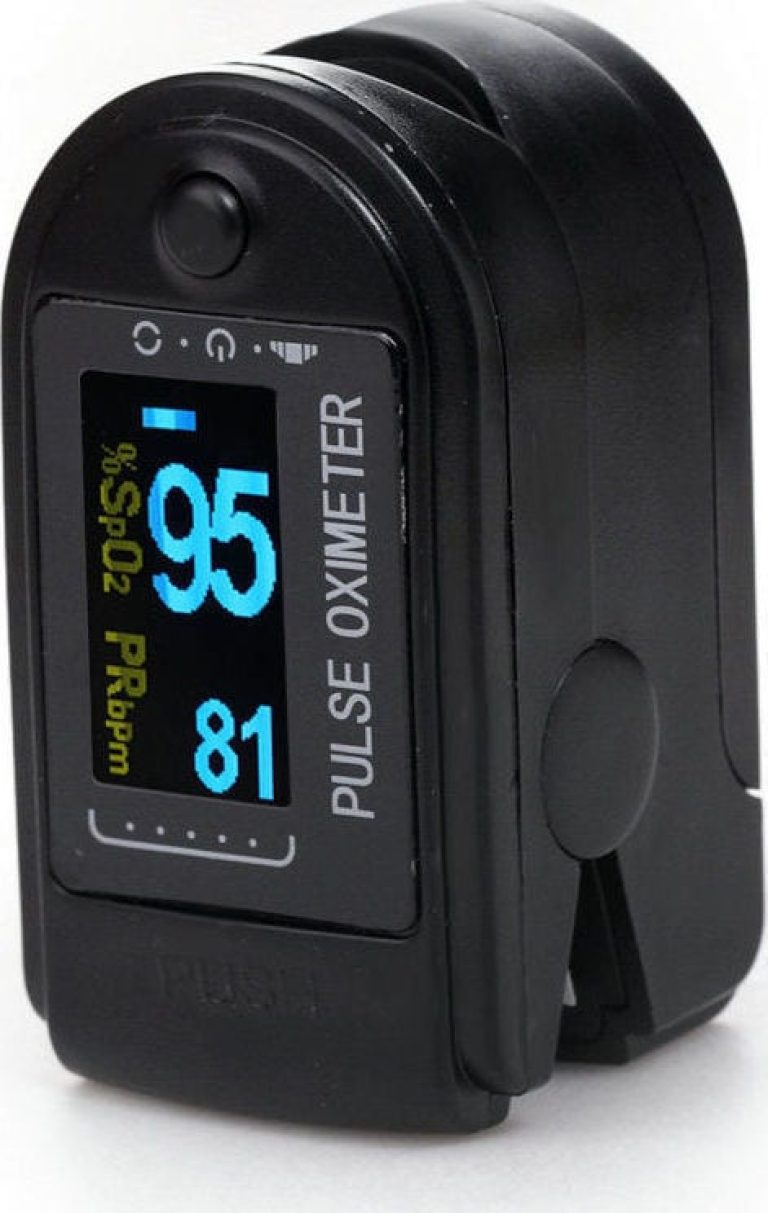 Pulse oximeter Contec CMS50D Black CPAP Machine Shop